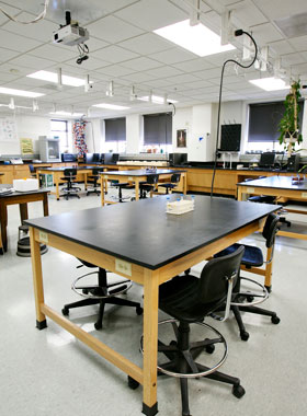 Broad Field Natural Science classroom.
