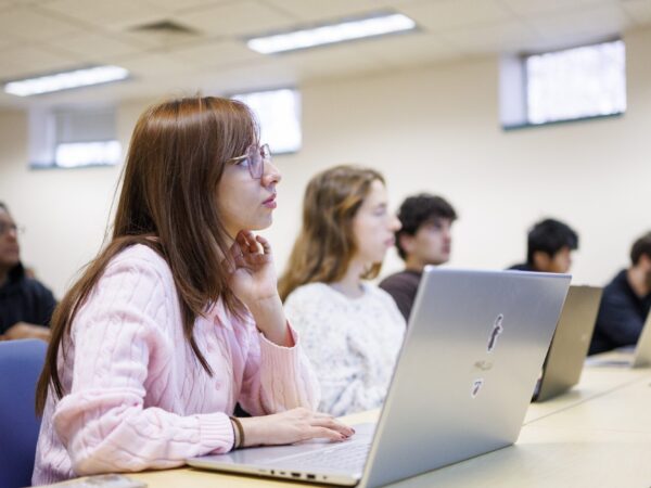 group of students in a class