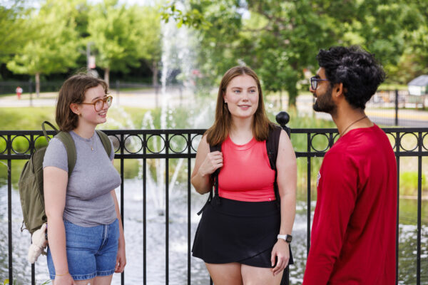 Students talking