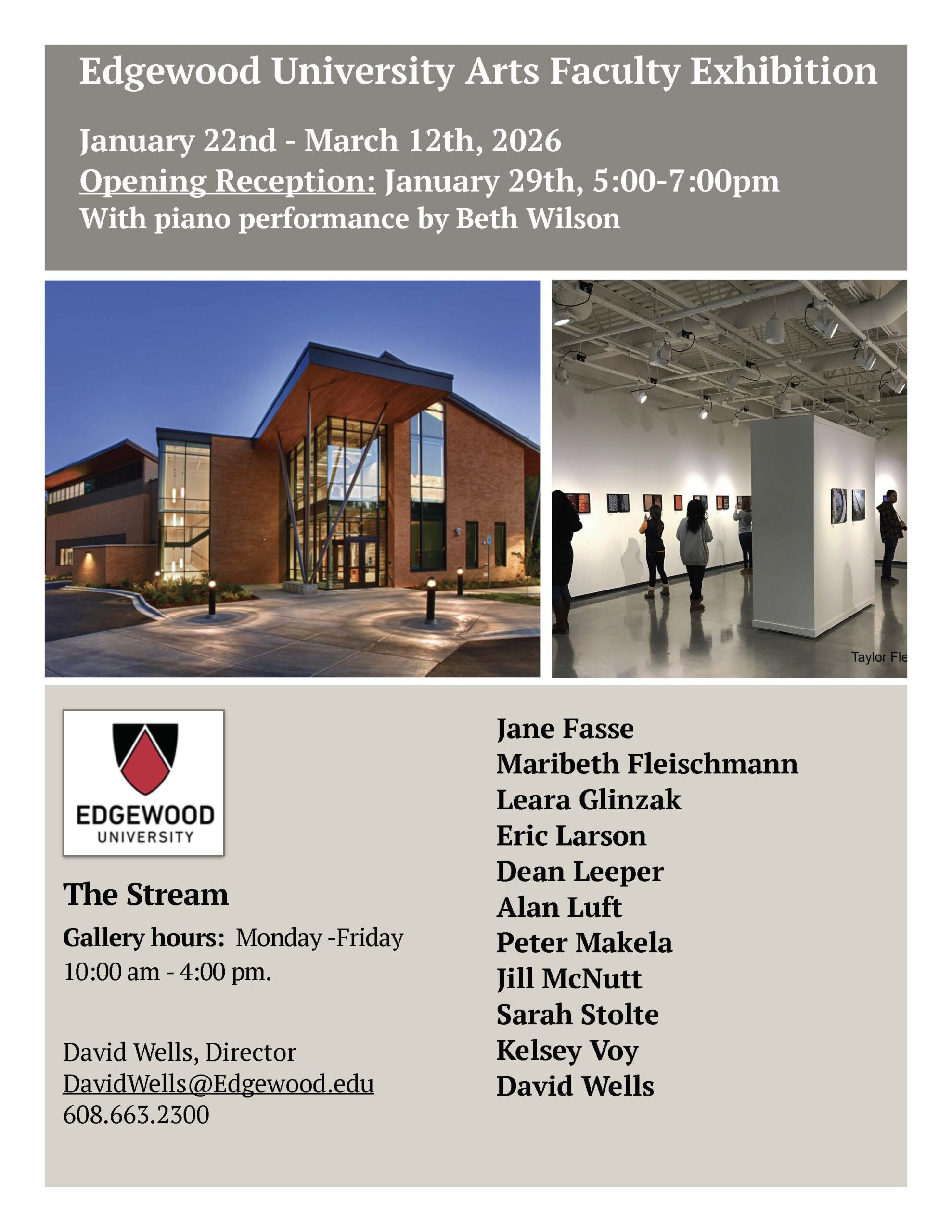 Flyer For Faculty Exhibition