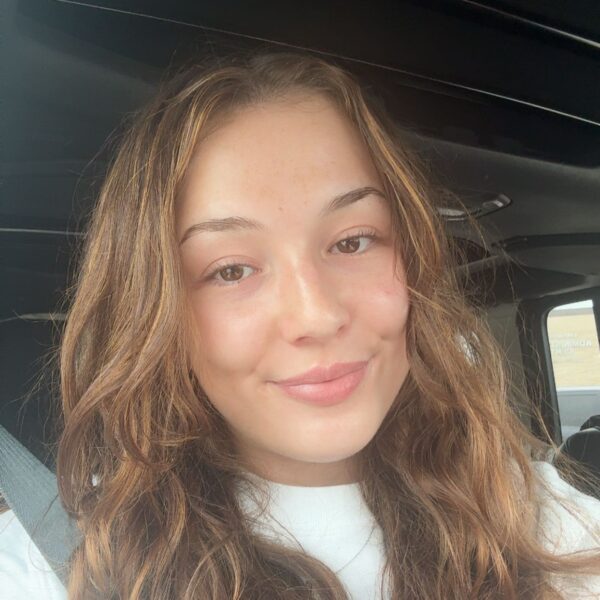 woman smiling