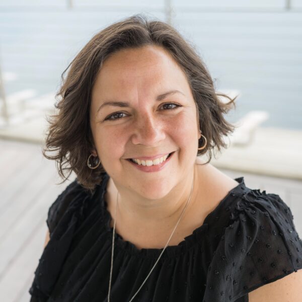 woman smiling