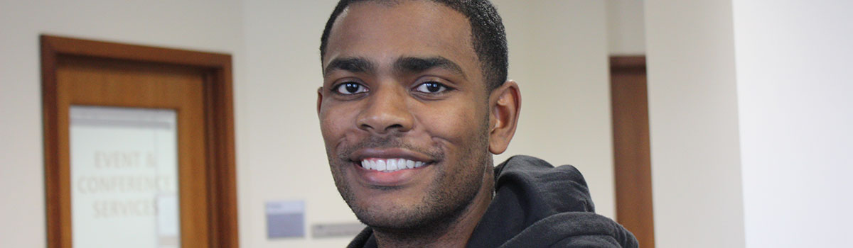 Aavante Clay on campus