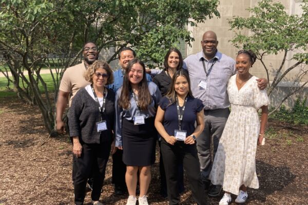 group of people smiling